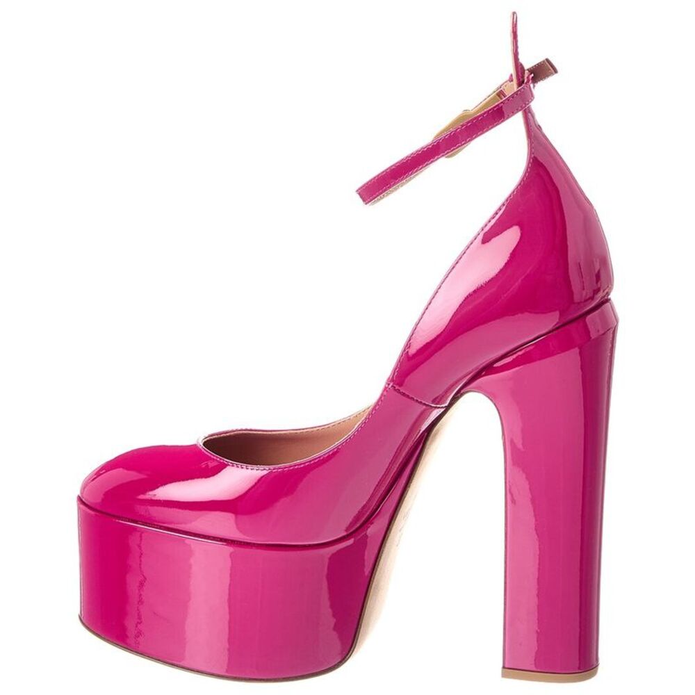 Valentino Vlogo Signature Patent Pump, Purple - Picture 2 of 5